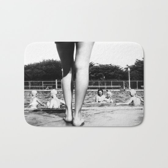A Day At The Pool Bath Mat