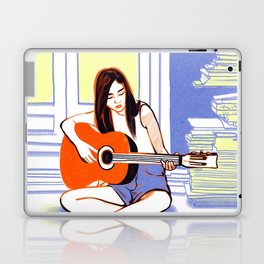 playing the guitar Laptop & iPad Skin