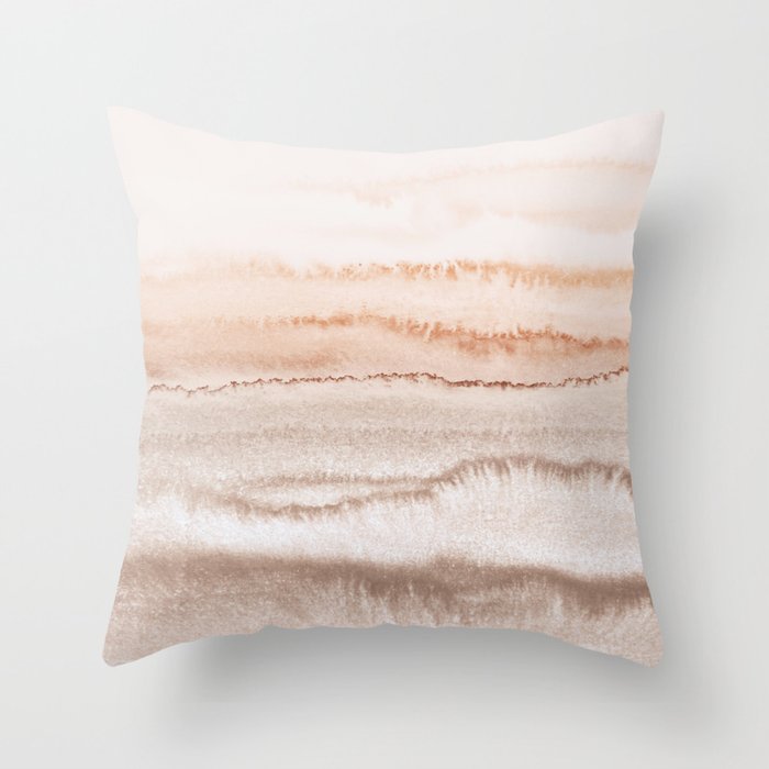 WITHIN THE TIDES NATURAL TWO by Monika Strigel Throw Pillow