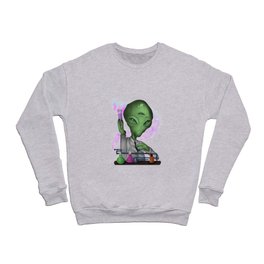alien scientist Crewneck Sweatshirt