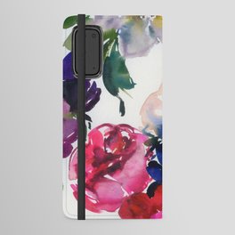 soft flowers N.o 8 Android Wallet Case