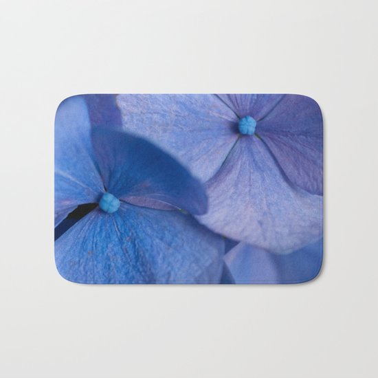 Blue Hydrangeas #2 # #art #society6 Bath Mat