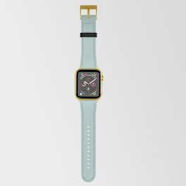 Solid Color Aquaverde Mid Century Modern Art Aqua Teal  Apple Watch Band