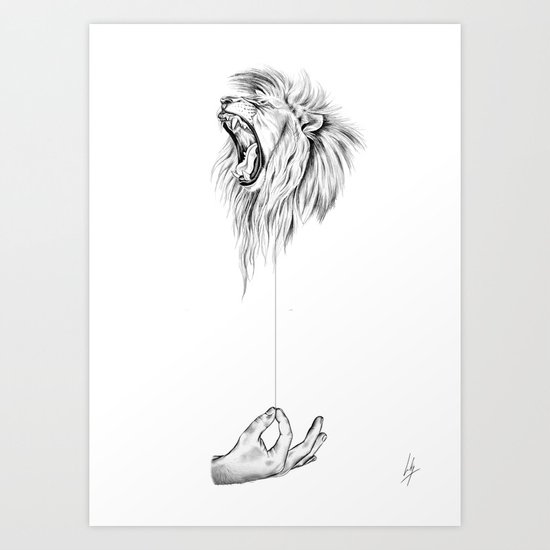 Hear me Roar Art Print