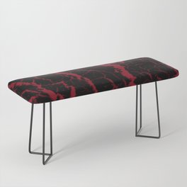 Cracked Space Lava - Burgundy Bench