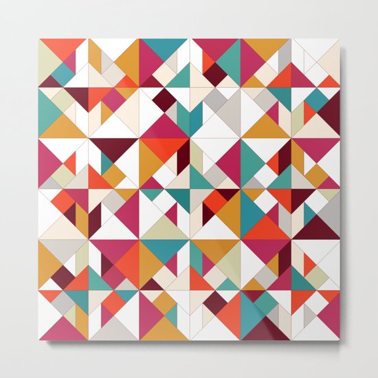 tangram geo Metal Print