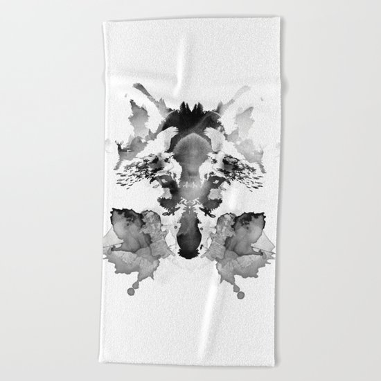 Rorschach Beach Towel