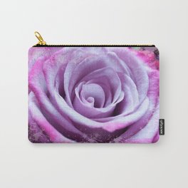 Rose of Love #Pink #Purple #art #society6 Carry-All Pouch | Rosebud, Color, Digitalmanipulation, Nature, Romantic, Photo, Soft, Blume, Anitajantz, Flower 