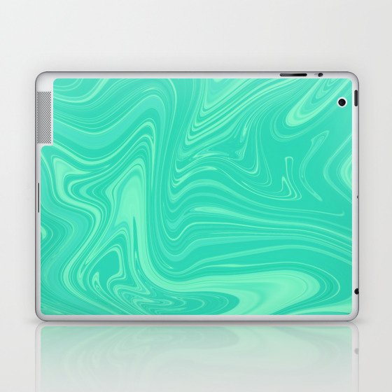 Green Abstract Laptop & iPad Skin