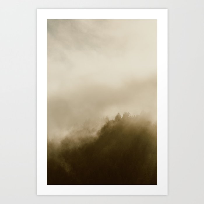 Mount Tamalpais Fog III Art Print