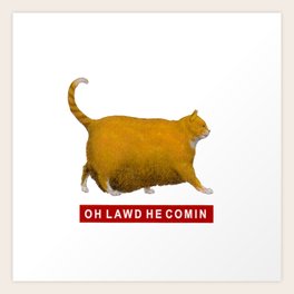 fat cat art prints to Match Any Home's Decor | Society6