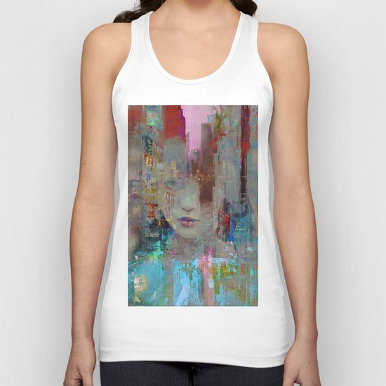 My First day in the city Unisex Tank Top
