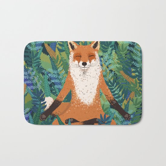Fox Yoga Bath Mat