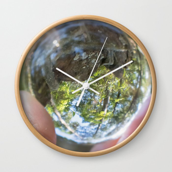 Globe of Rocks Wall Clock
