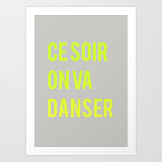Danser Art Print
