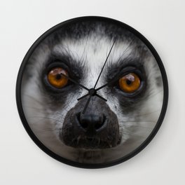 Lemur Love Wall Clock
