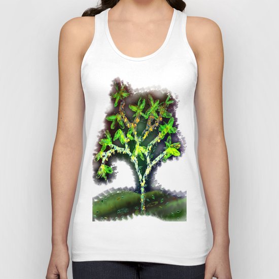 Abstract Tree Unisex Tank Top