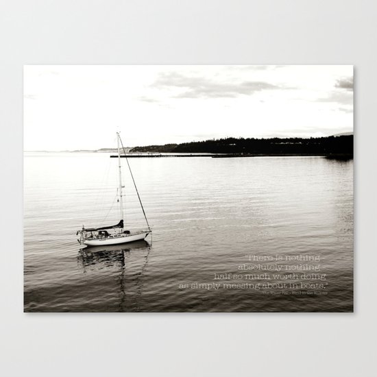 Messing About Canvas Print