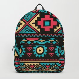 Tribal vintage ethnic illustration pattern Backpack