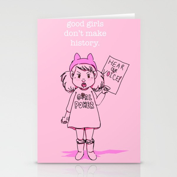 Girl Power Stationery Cards
