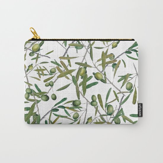 olive pattern Carry-All Pouch