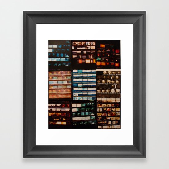 NEGATIVE Framed Art Print