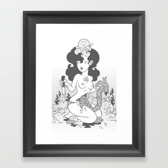 death cult Framed Art Print