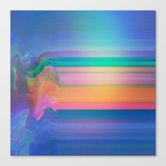 Glitch 02 Canvas Print