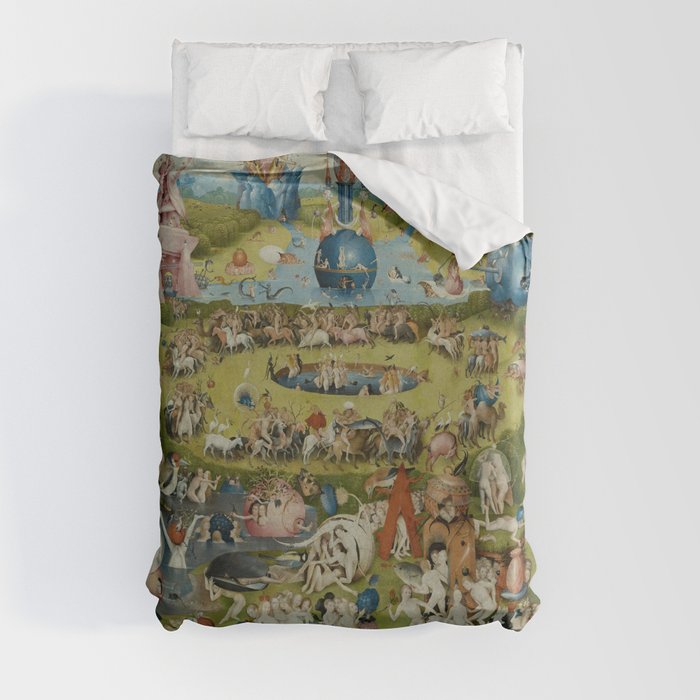 The Garden of Earthly Delights - Hieronymus Bosch Duvet Cover