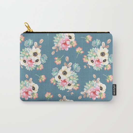 Floral pattern Carry-All Pouch
