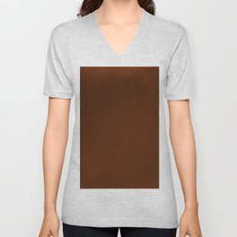 Orange leather texture background V Neck T Shirt