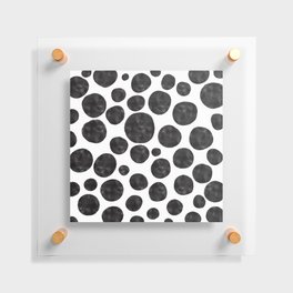 Hand-Painted Polka Dots Floating Acrylic Print