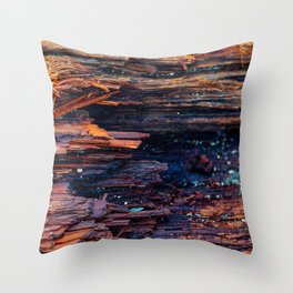 Wood grain Throw Pillow