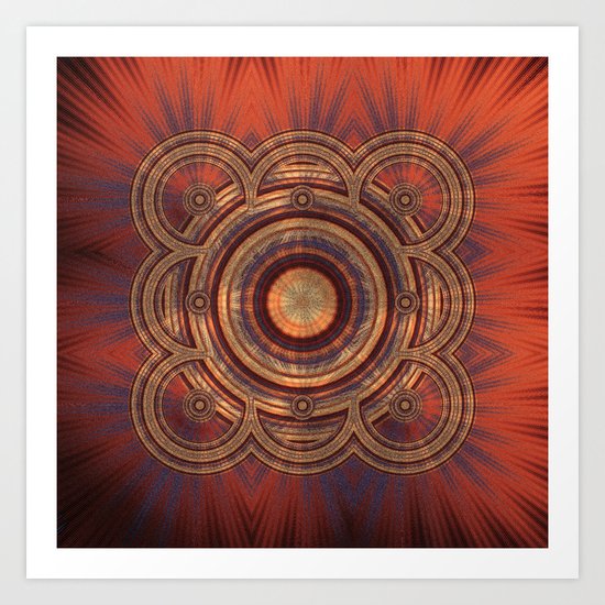 As the Curtain Falls Art Print