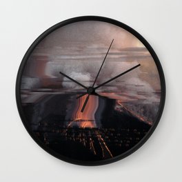 Eruptie Wall Clock