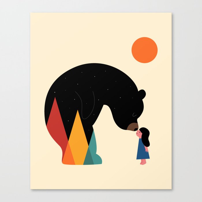 Nose To Nose Canvas Print