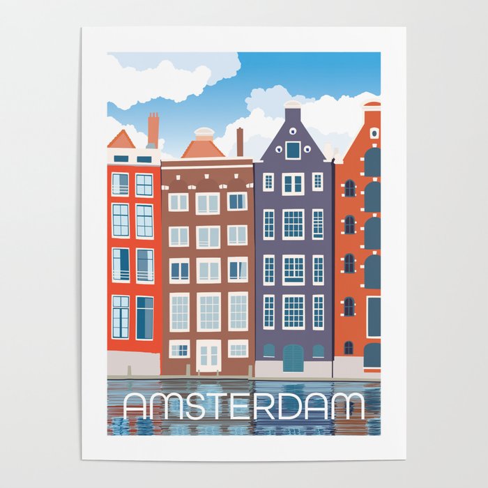 Amsterdam Netherlands Poster