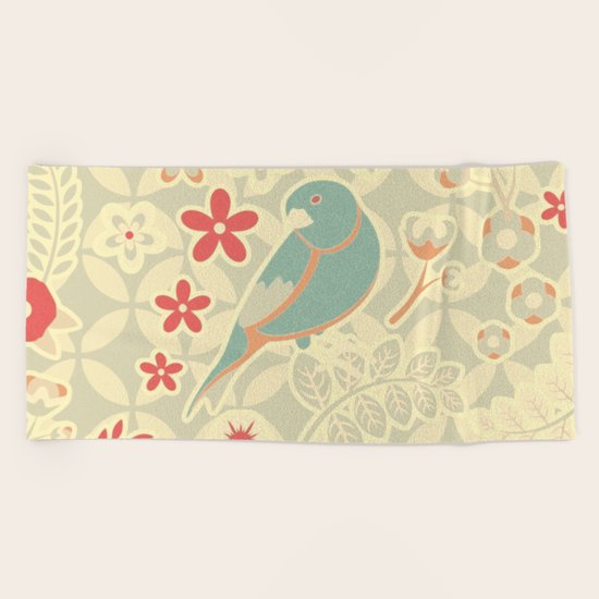 Retro tweety Beach Towel