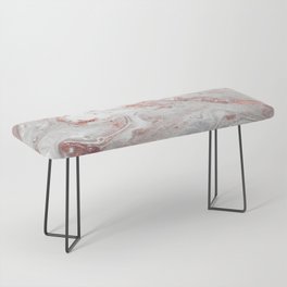 Marble And Copper  Bench
