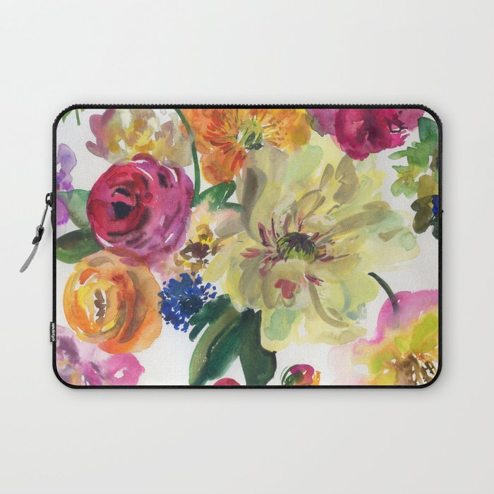 yellow peony in bouquet Laptop Sleeve