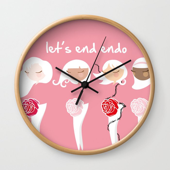 Let's End Endo Wall Clock