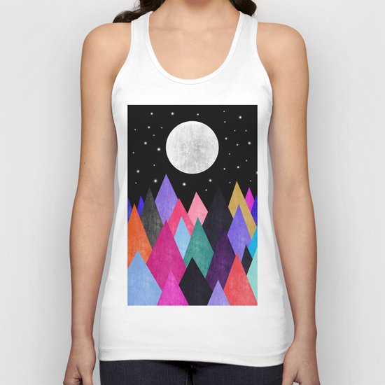 Moon Unisex Tank Top