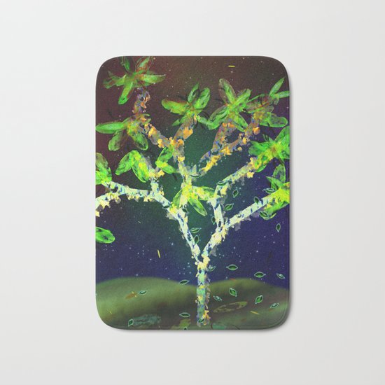 Abstract Tree Bath Mat