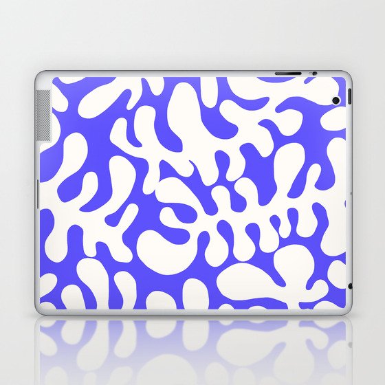 White Matisse cut outs seaweed pattern 17 Laptop & iPad Skin