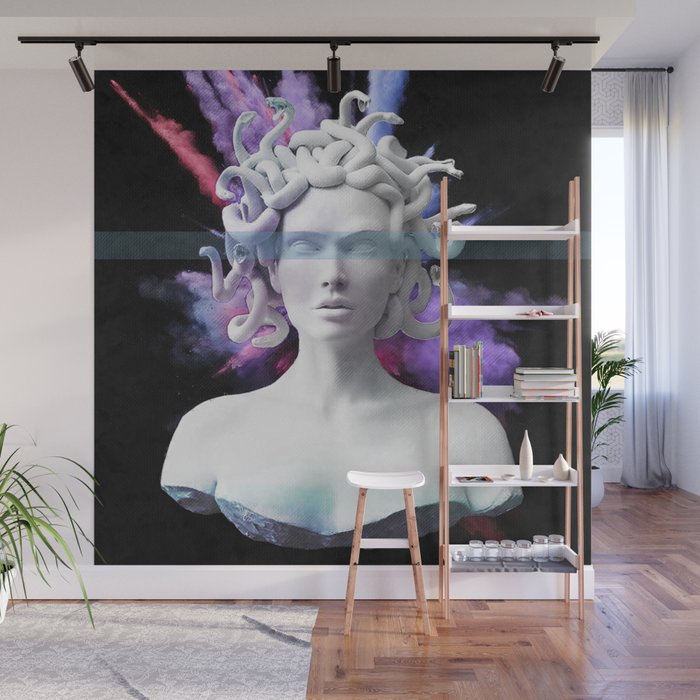 Medusa color blast  Wall Mural