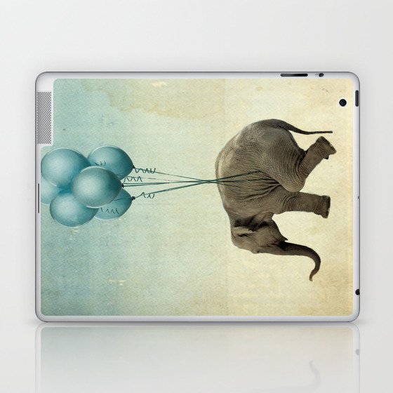 Levitating Elephant Laptop & iPad Skin