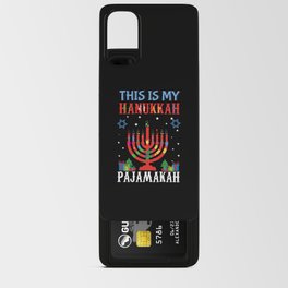 Christmas This My Pajamakah Menorah 2021 Hanukkah Android Card Case