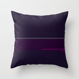 deep purple decor design Throw Pillow