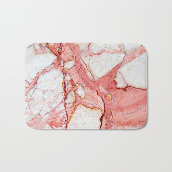 Pink Marble Bath Mat