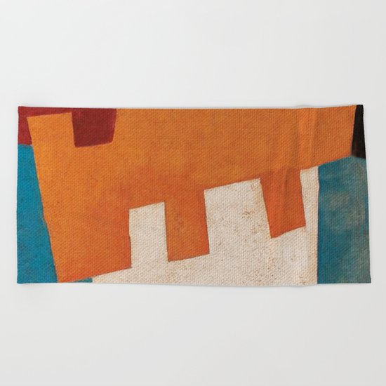 Вол и Bода (Ox and Water) Beach Towel